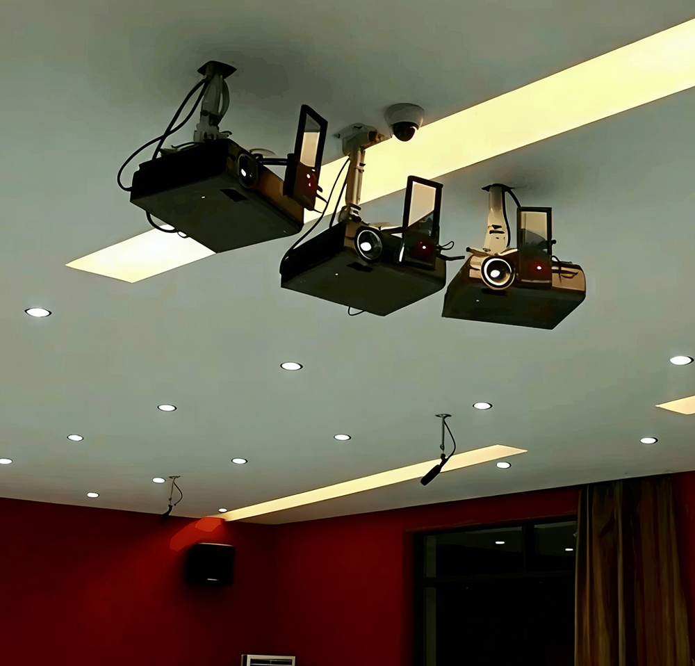 YANTOK 10000LM 3-Channel Passive Polarized Projection Blending System for Large Venues