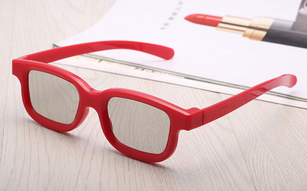 YANTOK YT-PG300 RealD 3D glasses for cinema, Red