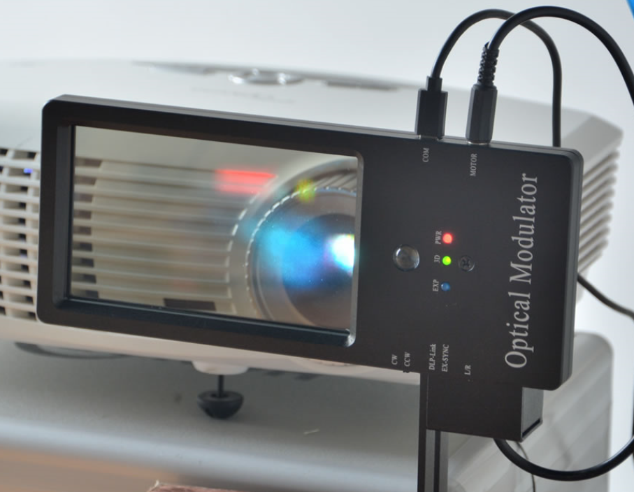 YANTOK YT-PS600H 3D polarization modulator, circular polarized 3D for DLP projector, single projector 3D solution